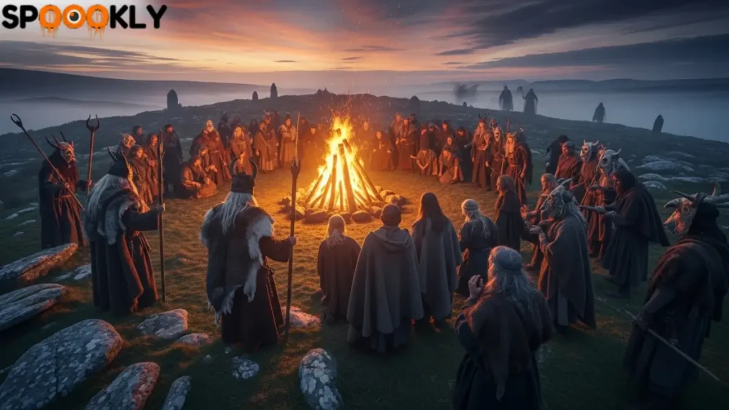 Samhain Festival on an Ancient Irish Hill (1st Century BCE)