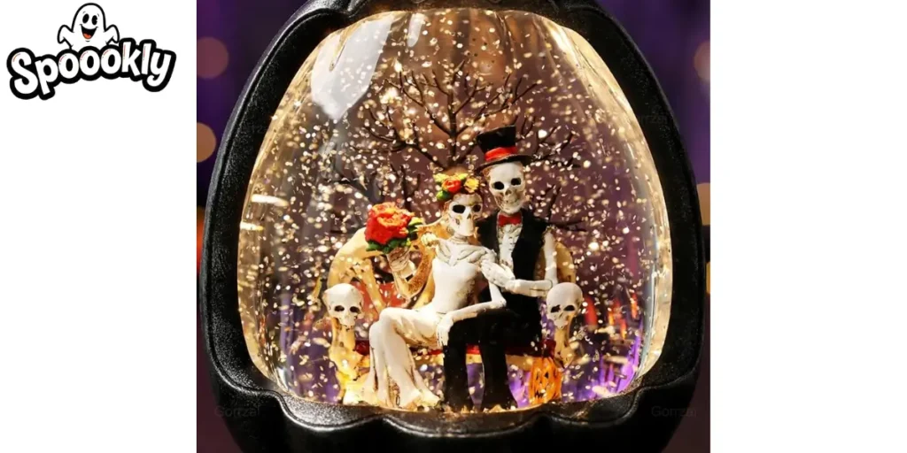 Halloween-Themed Snow Globes