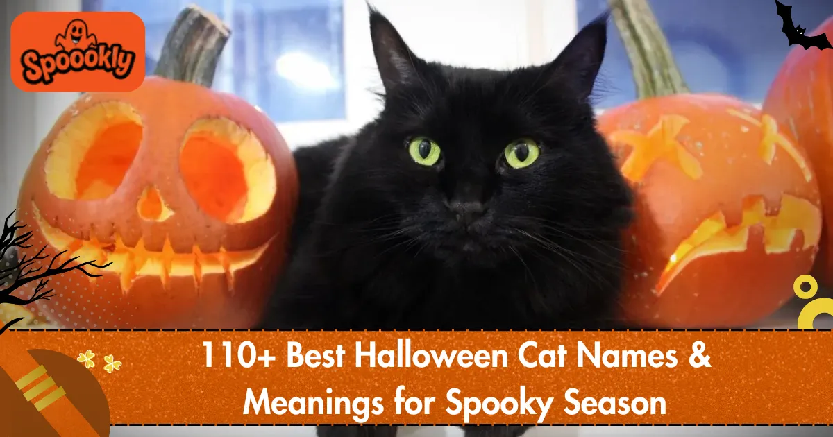 110+ Best Halloween Cat Names & Meanings for Spooky Season