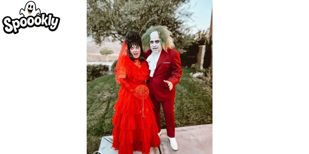 Beetlejuice and Lydia Deetz Halloween Costume