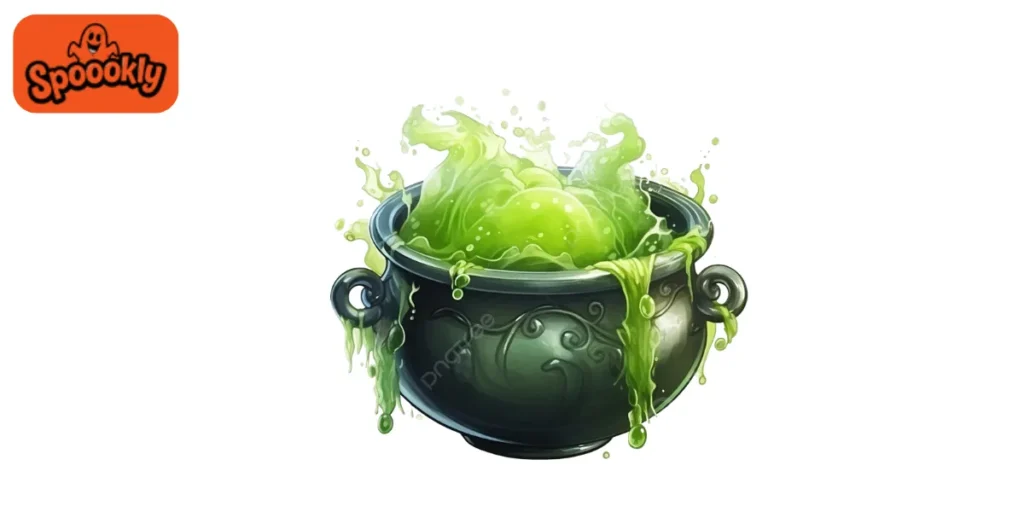 Cauldron Bubbling with Potion