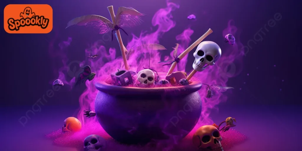 Cauldron with Floating Bones