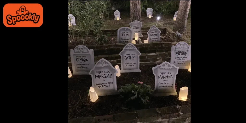 Creative Ways to Display Gravestone Sayings in Your Halloween Setup