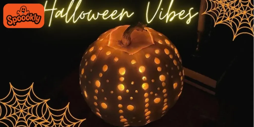 Drilled Pattern Pumpkin