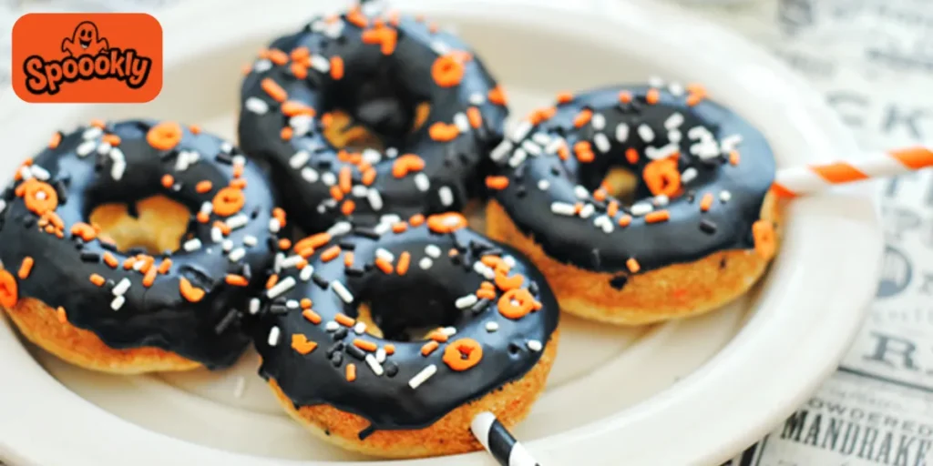 Halloween Sprinkle Donuts