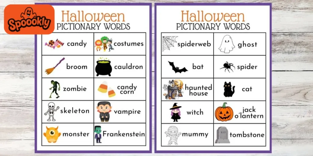Halloween-Themed Pictionary