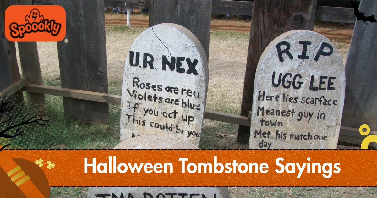 Halloween Tombstone Sayings