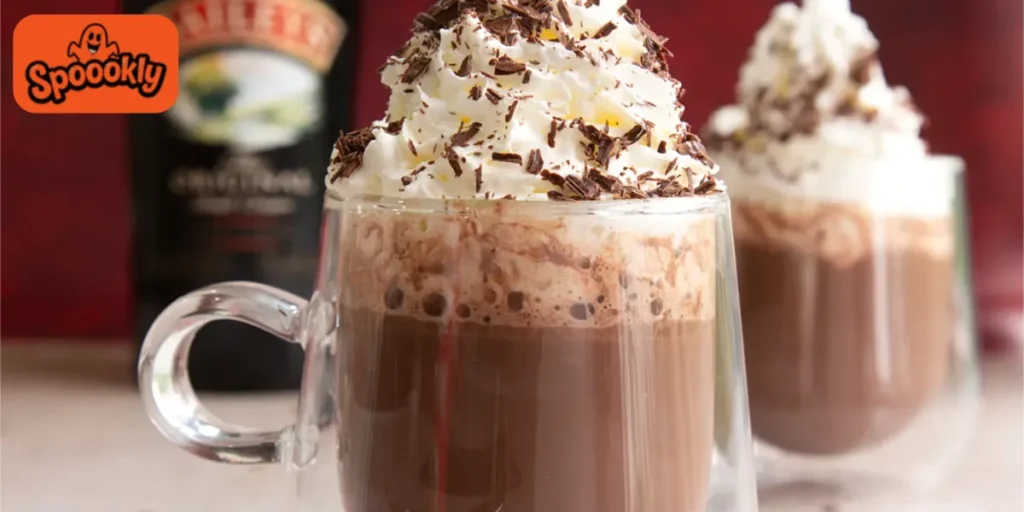 Haunted Hot Chocolate with Baileys