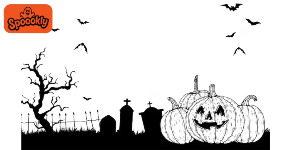 Haunted House Silhouette Pumpkin