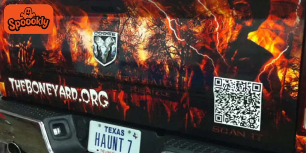 Haunted QR Code Trail