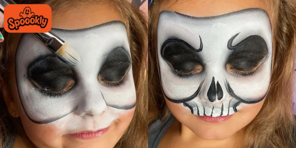 Intermediate Halloween Face Paint Designs