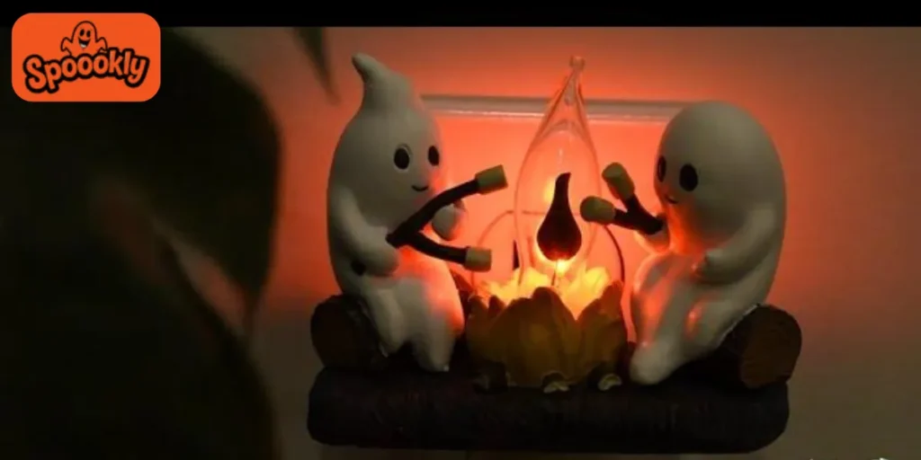 Marshmallow Ghost Roasting