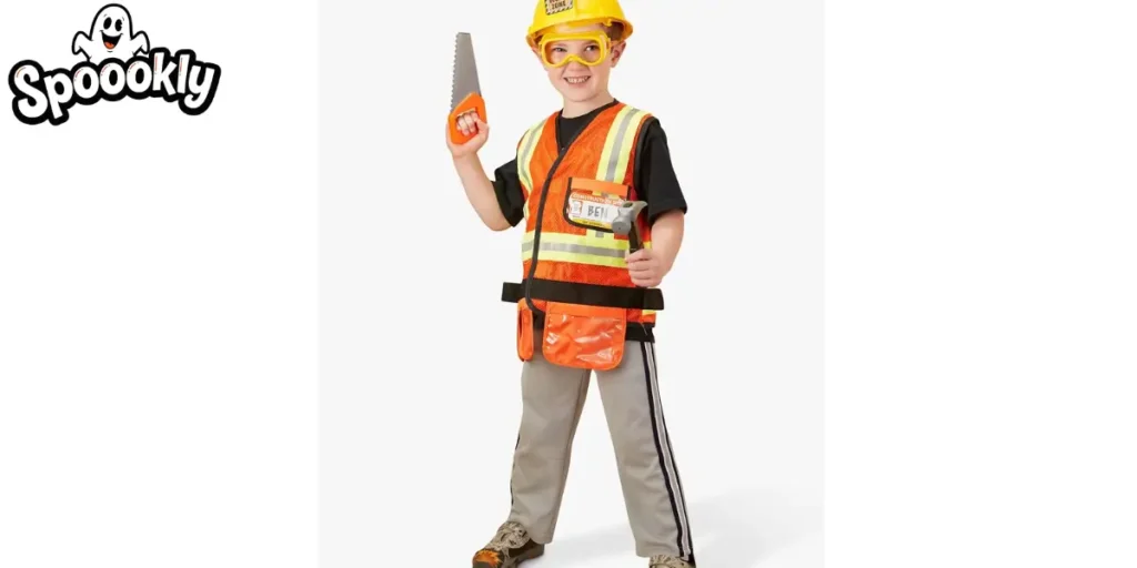 Melissa & Doug Construction Worker Costume Set