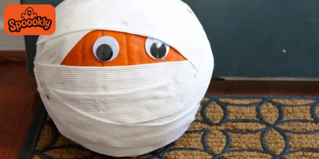 Mummy Wrapped Pumpkin