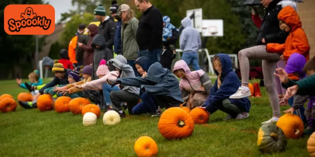 Pumpkin Rolling Race