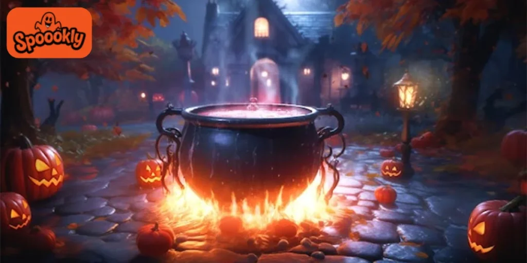 Pumpkin Cauldron for a Witchy Vibe