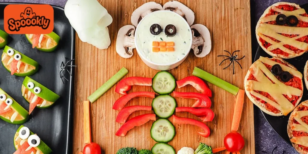 Skeleton Veggie Platter