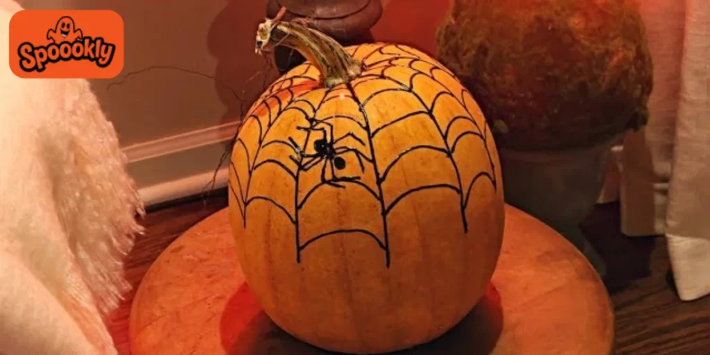Spider Web Pumpkin