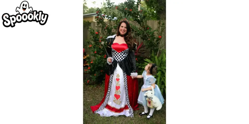 Alice and Queen of Hearts