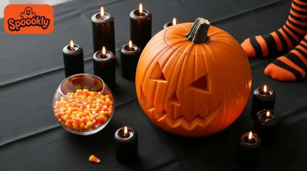 Black & Orange Together For Halloween