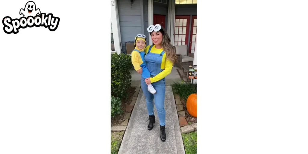 Minions Mother and Daughter Halloween Costume