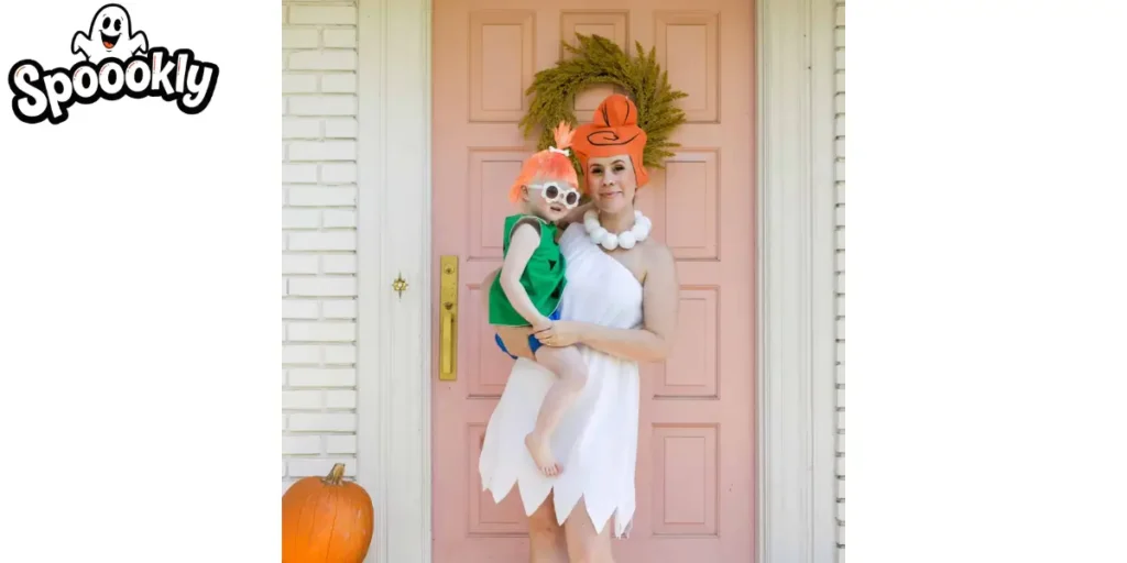 Wilma and Pebbles Flintstones