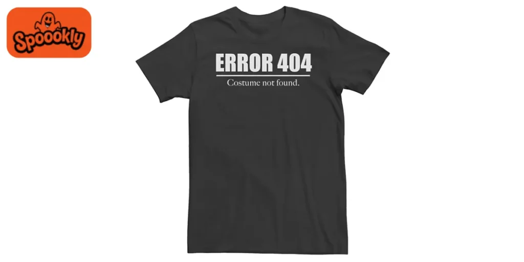 404 Error Costume Not Found