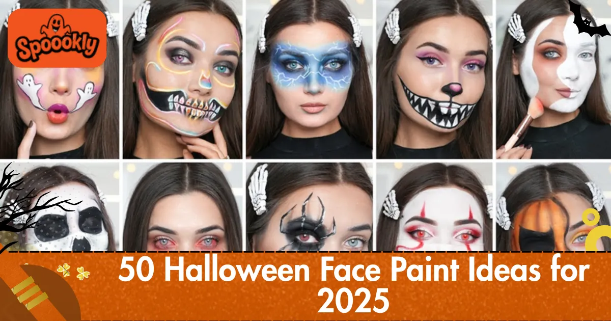 50 Halloween Face Paint Ideas for 2025