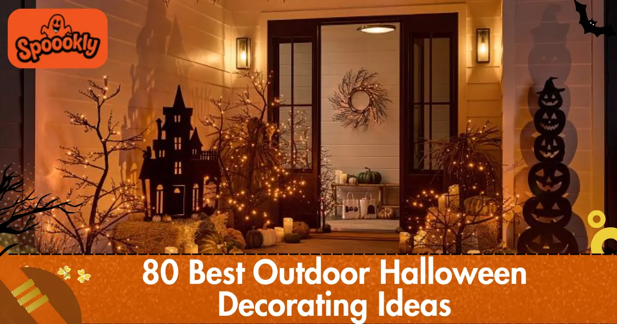 80 Best Outdoor Halloween Decorating Ideas