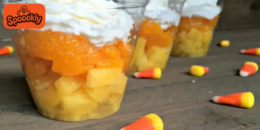 Candy Corn Fruit Parfaits