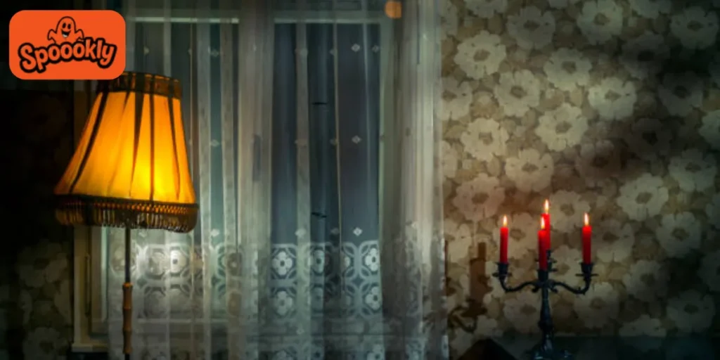 Creepy Curtain Drapes