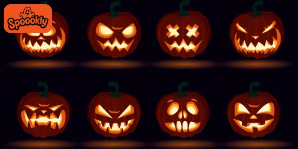 Creepy Eye Pumpkin Design