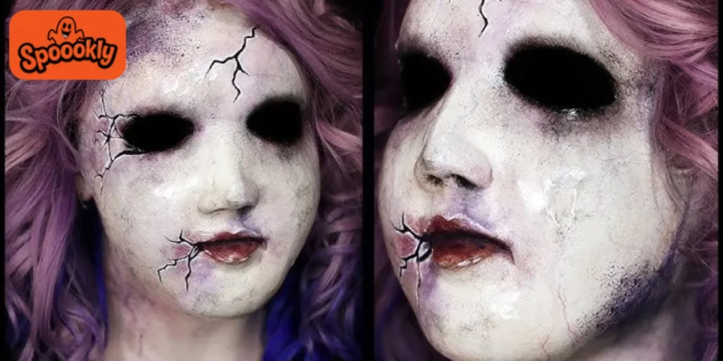 Haunted Doll Face Paint