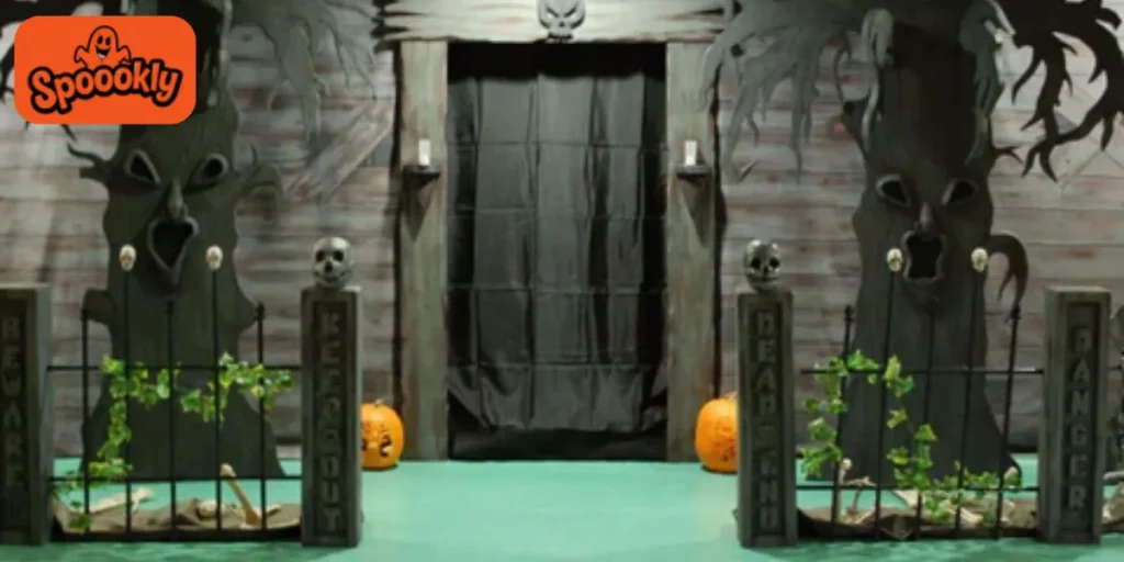 Haunted House Door Decor