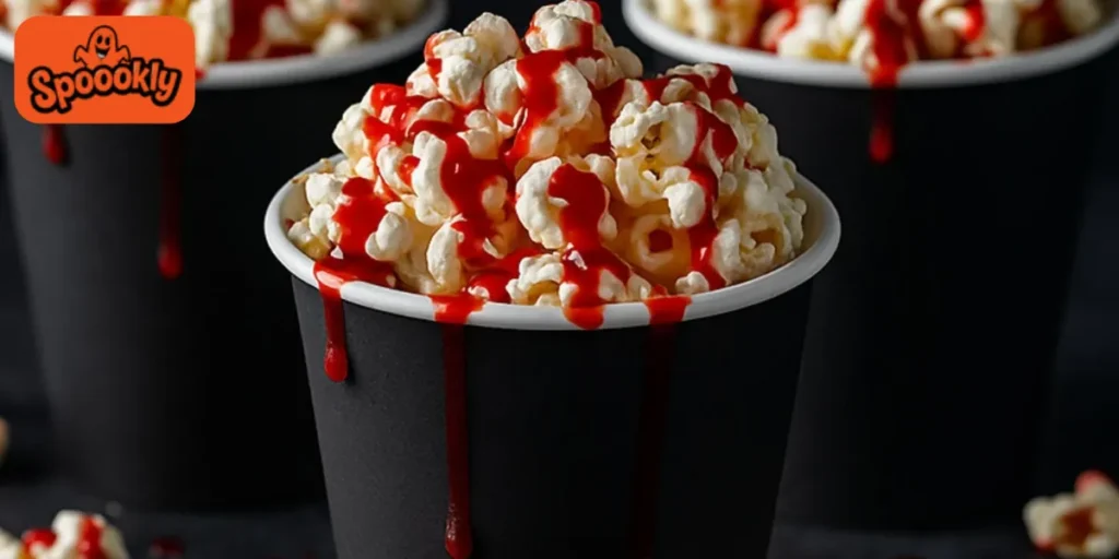 Bloody Popcorn Cups
