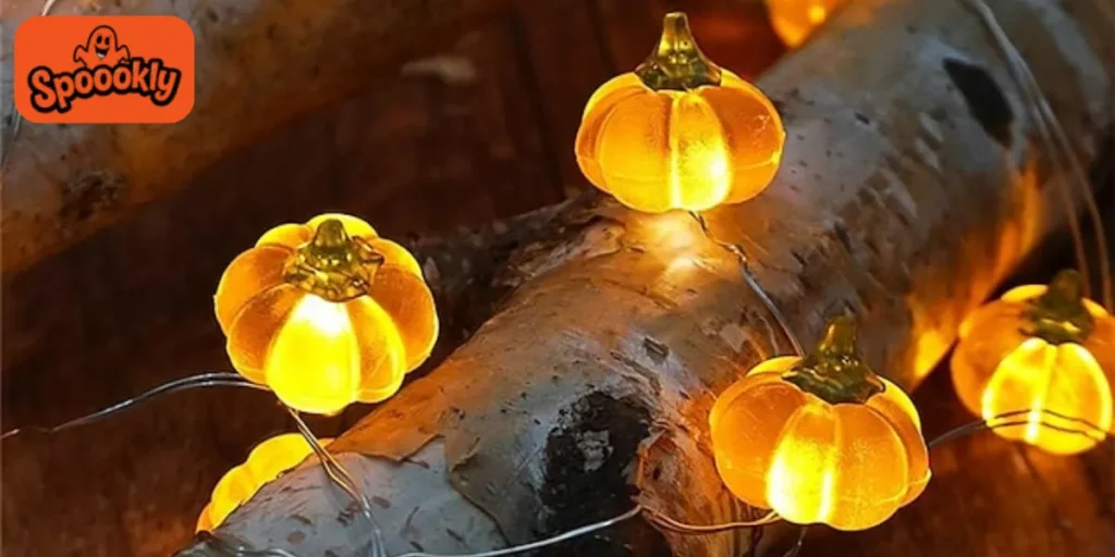 Pumpkin with Fairy Lights