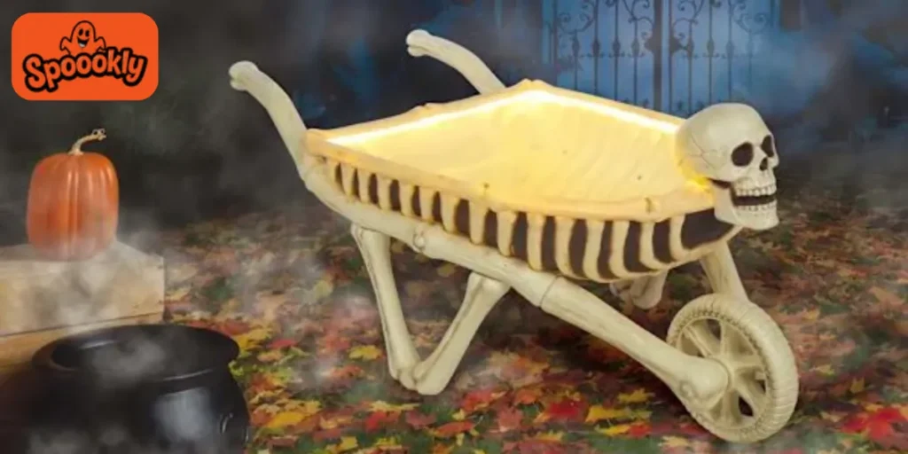 keleton in a Wheelbarrow