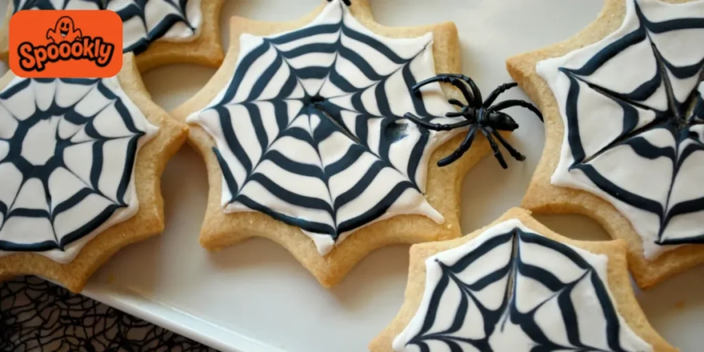 Spiderweb Cookies
