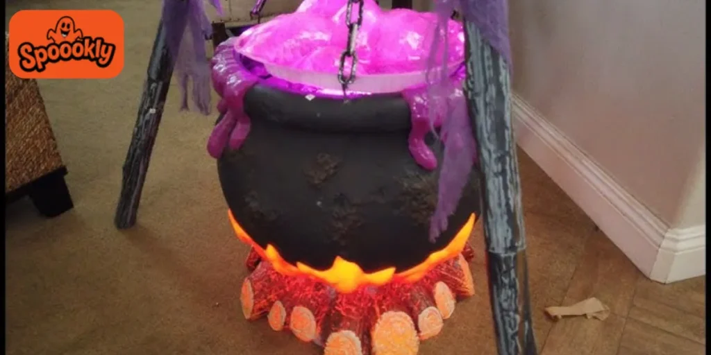 Witch Cauldron Setup