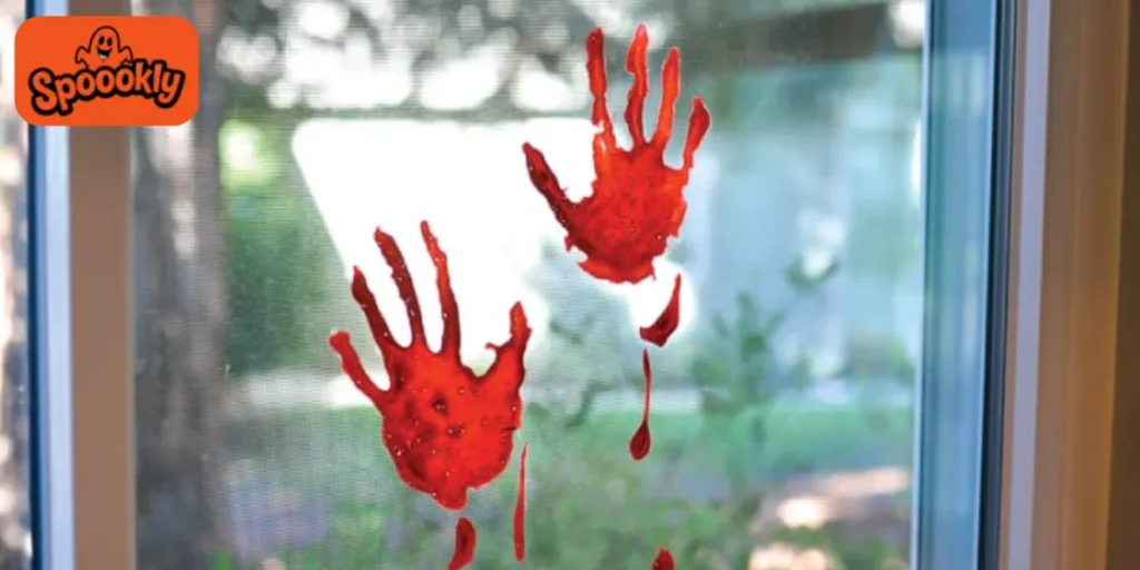 Bloody Handprint Windows