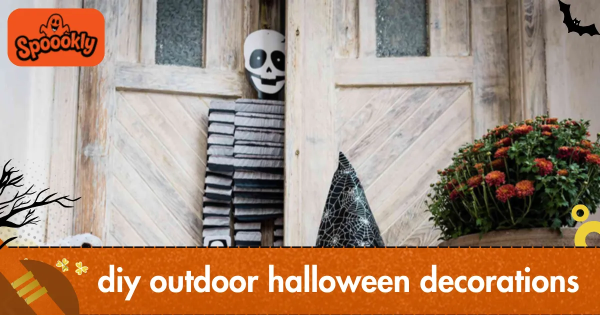 diy outdoor halloween decorations_