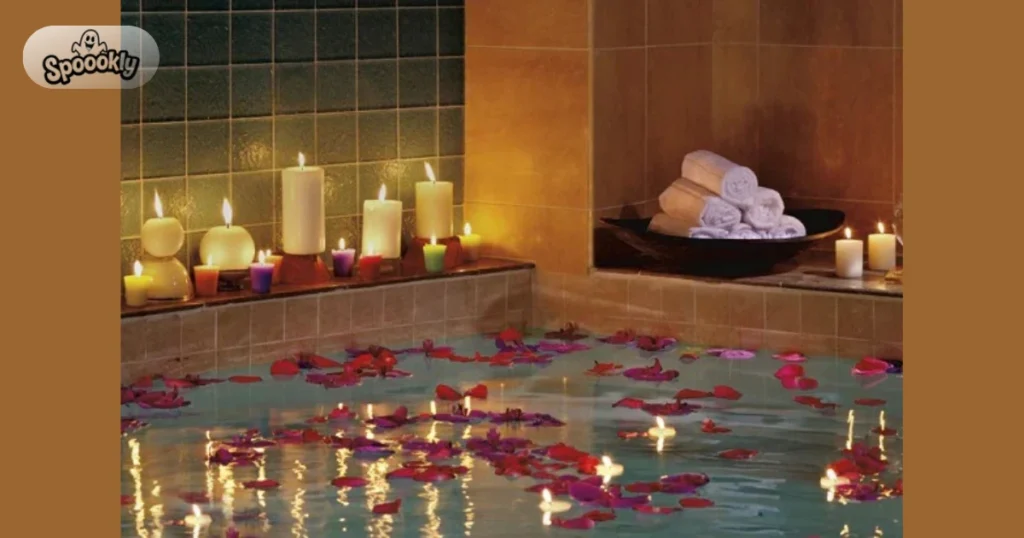 Add Scented Candles for a Calm Bathroom Atmosphere