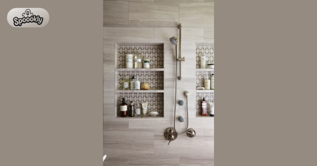 Built In Shower Niches for Storage