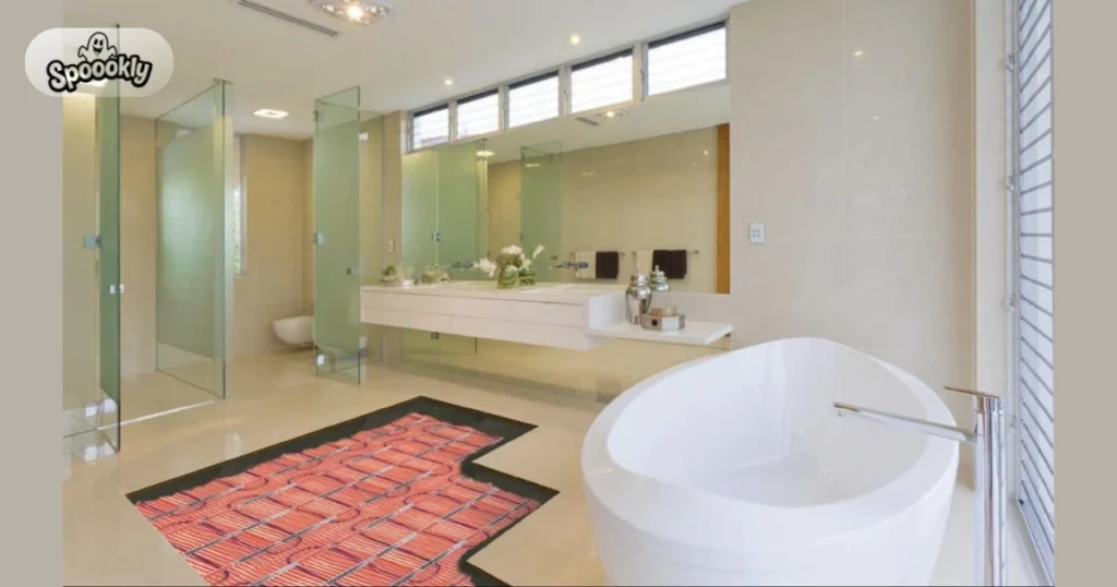 Heated Bathroom Flooring Installation