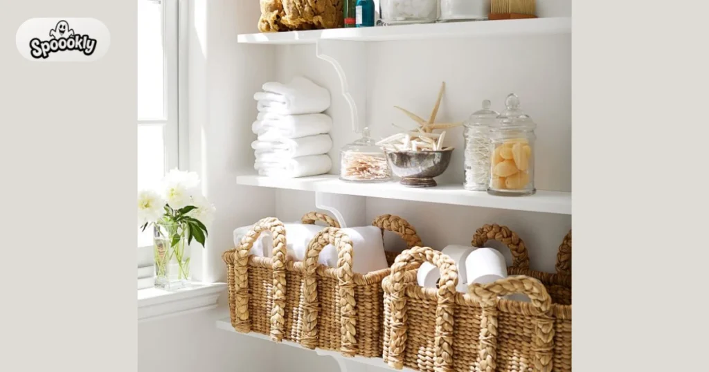 Use Decorative Storage Baskets