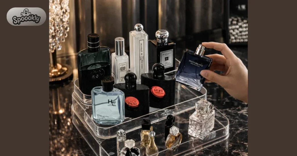 Perfume and Skincare Display