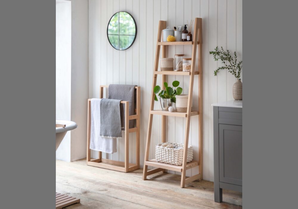 Bathroom Storage Ladder