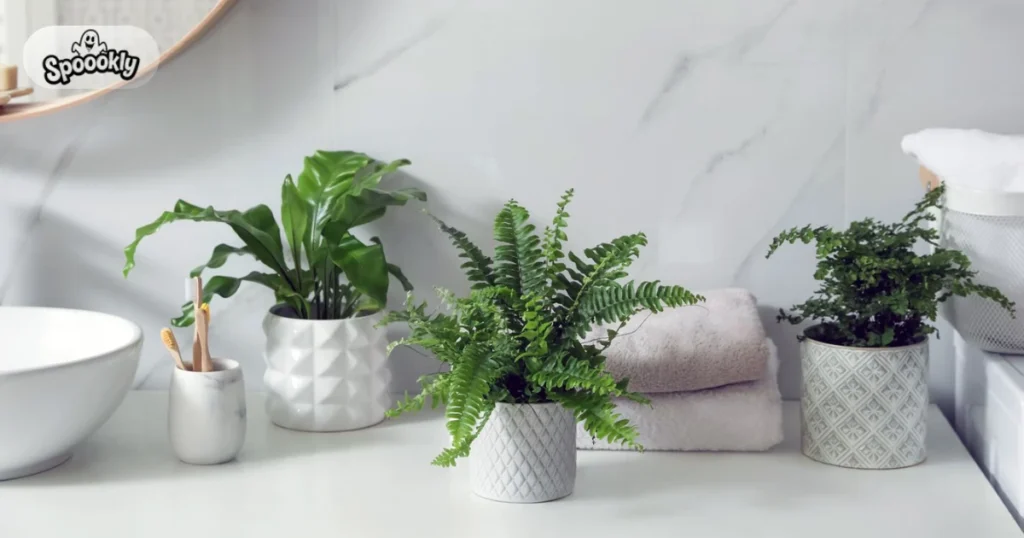 Bathroom With Indoor Plants