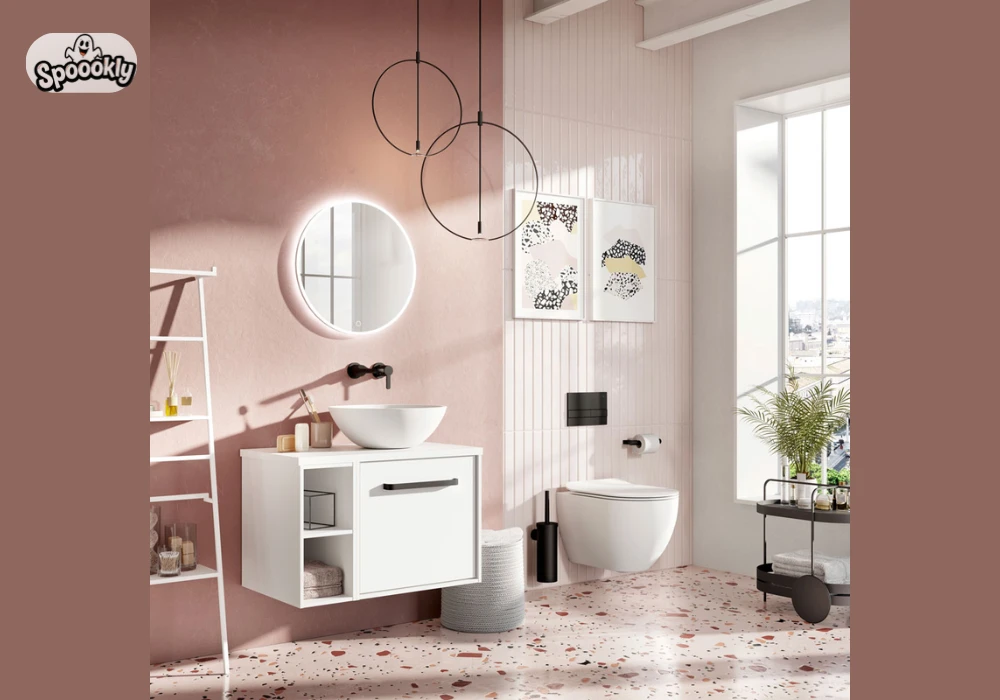 Blush Pink Bathroom Wall Color Ideas