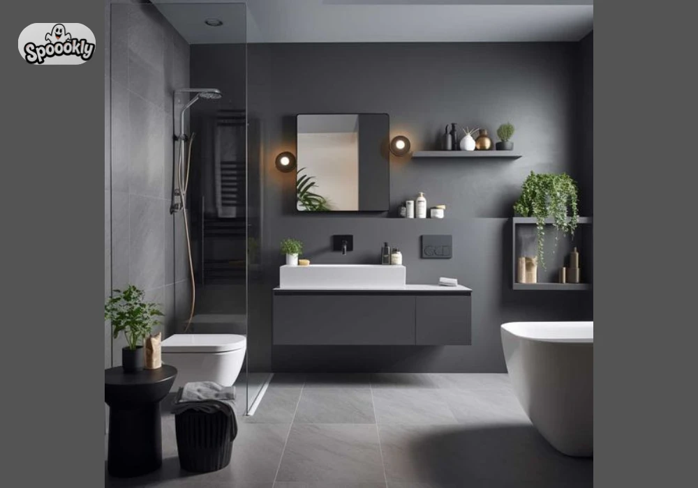 Charcoal Grey Bathroom Wall Color Ideas